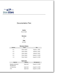 Documentation Plan