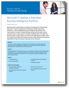 Technical Case Study: Deploying Business Intelligence